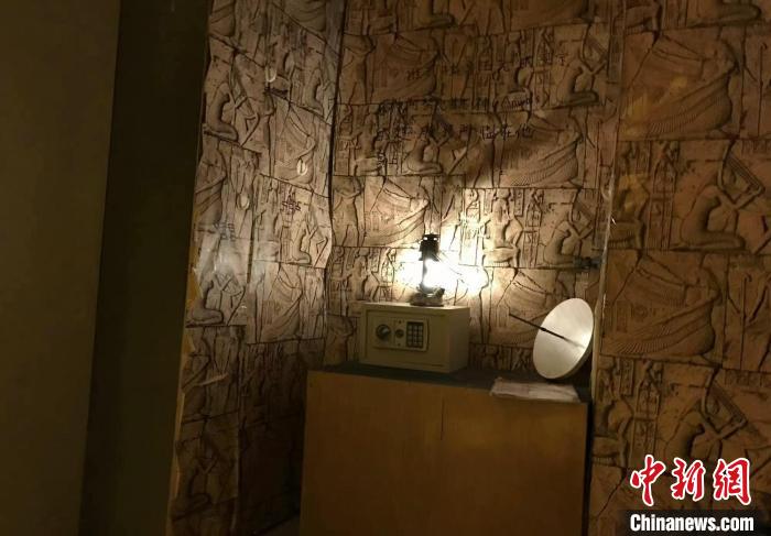資料圖：密室逃脫場景。　李庭耀 攝